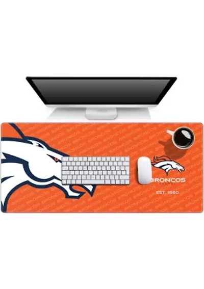 YouTheFan NFL Denver Broncos Logo Series Desk Pad