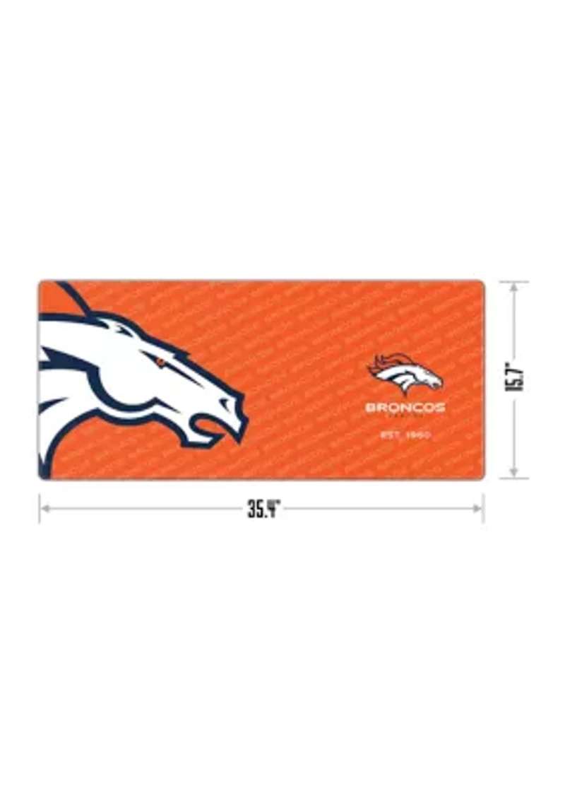 YouTheFan NFL Denver Broncos Logo Series Desk Pad
