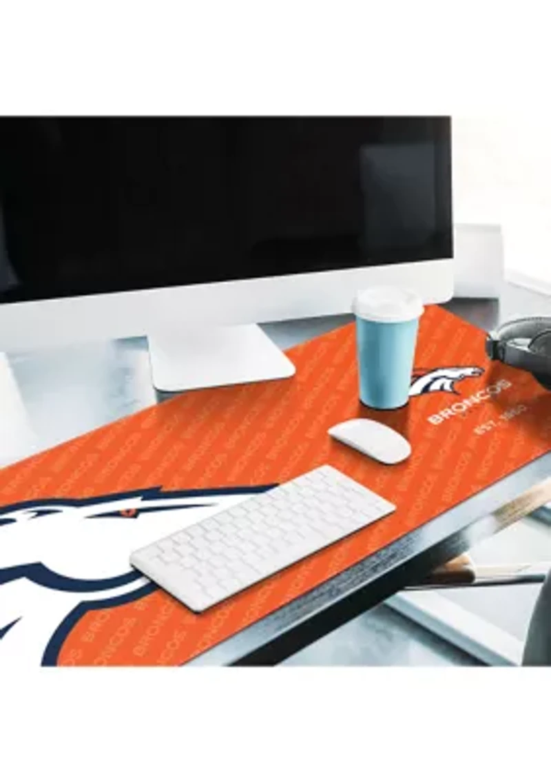 YouTheFan NFL Denver Broncos Logo Series Desk Pad
