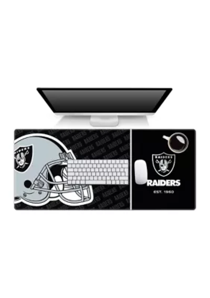 Oakland Raiders YouTheFan NFL Las Vegas Raiders Logo Series Desk Pad