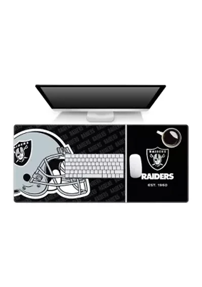 Oakland Raiders YouTheFan NFL Las Vegas Raiders Logo Series Desk Pad