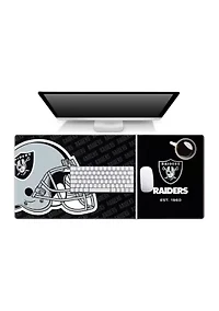 Oakland Raiders YouTheFan NFL Las Vegas Raiders Logo Series Desk Pad