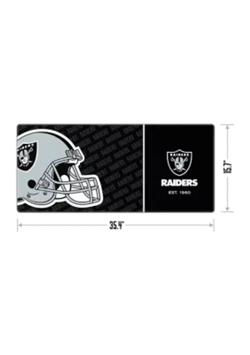 Oakland Raiders YouTheFan NFL Las Vegas Raiders Logo Series Desk Pad