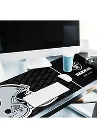 Oakland Raiders YouTheFan NFL Las Vegas Raiders Logo Series Desk Pad