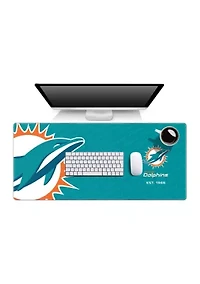 YouTheFan NFL Miami Dolphins Logo Series Desk Pad