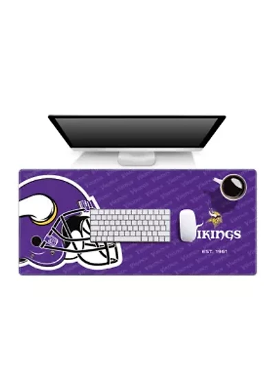 YouTheFan NFL Minnesota Vikings Logo Series Desk Pad