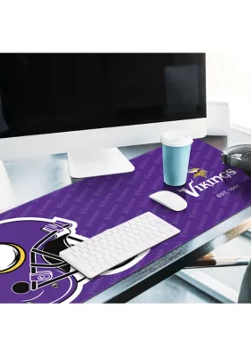 YouTheFan NFL Minnesota Vikings Logo Series Desk Pad