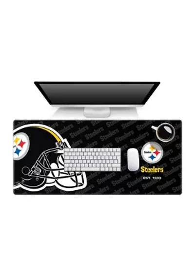 YouTheFan NFL Pittsburgh Steelers Logo Series Desk Pad