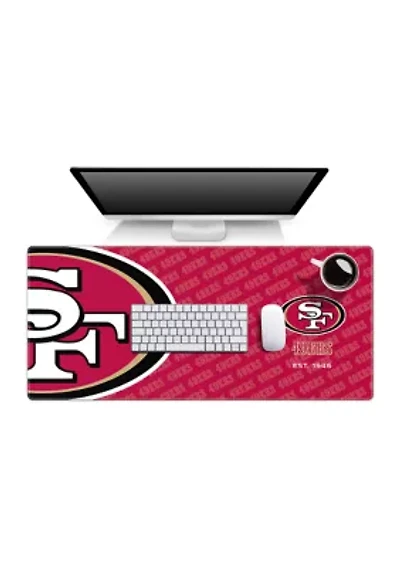YouTheFan NFL San Francisco 49ers Logo Series Desk Pad