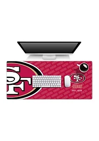 YouTheFan NFL San Francisco 49ers Logo Series Desk Pad