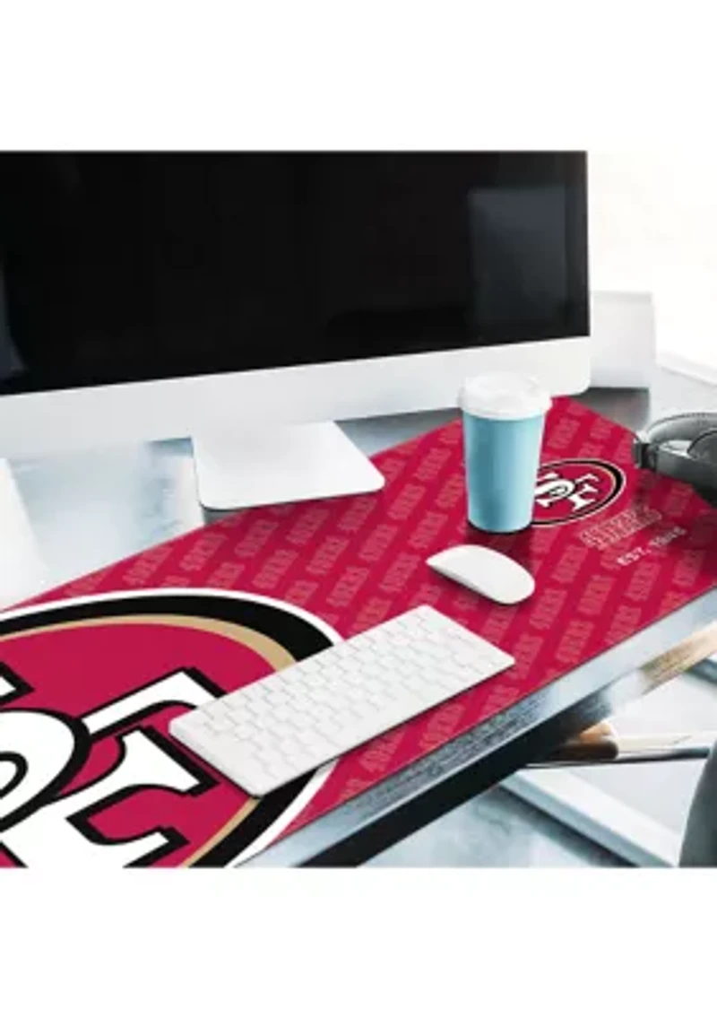 YouTheFan NFL San Francisco 49ers Logo Series Desk Pad