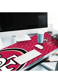 YouTheFan NFL San Francisco 49ers Logo Series Desk Pad