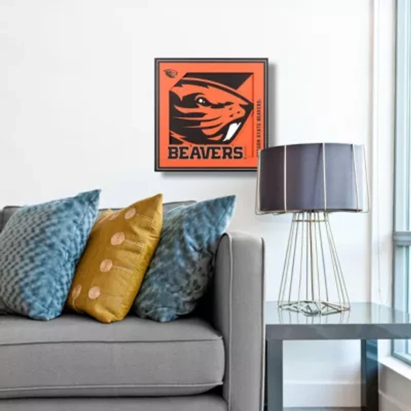 YouTheFan NCAA Oregon State Beavers 3D Logo Series Wall Art - 12x12