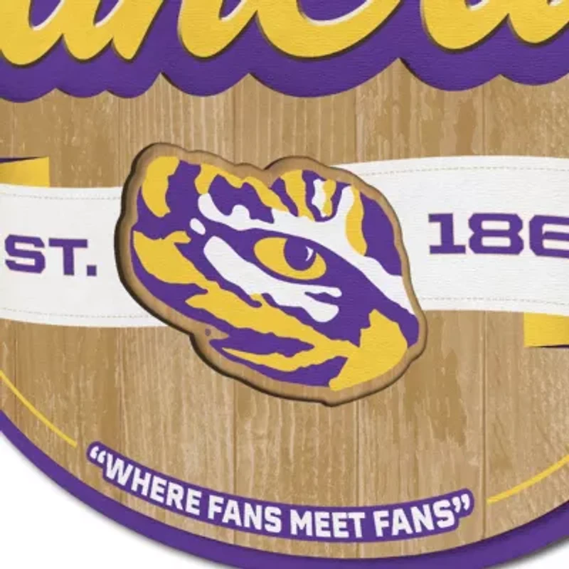 YouTheFan NCAA LSU Tigers Fan Cave Sign