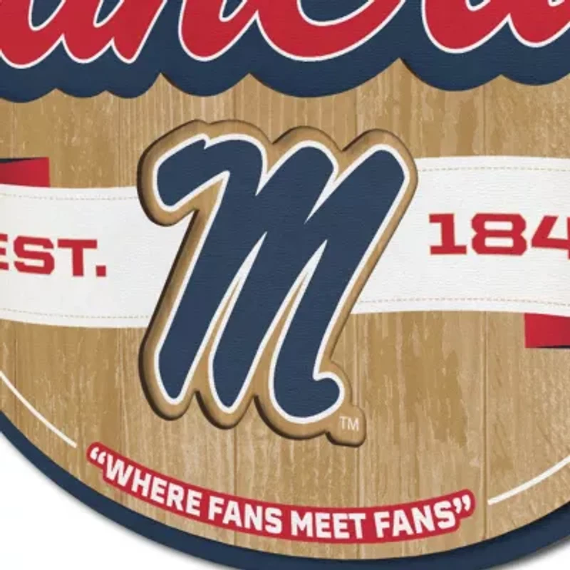 Ole Miss Rebels YouTheFan NCAA Mississippi Rebels Fan Cave Sign