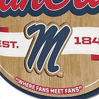 Ole Miss Rebels YouTheFan NCAA Mississippi Rebels Fan Cave Sign