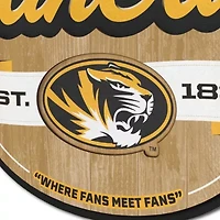 YouTheFan NCAA Missouri Tigers Fan Cave Sign
