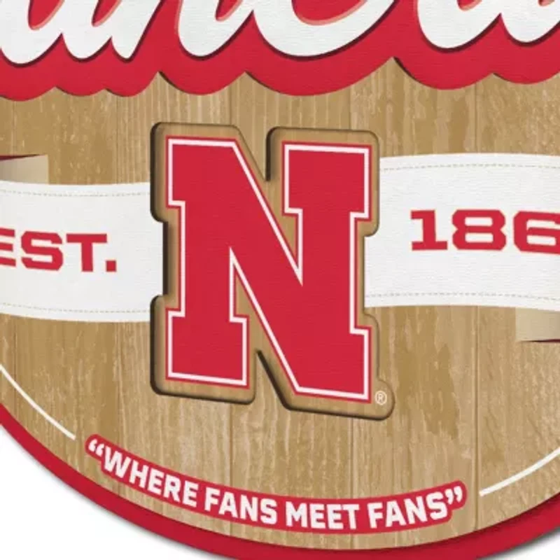YouTheFan NCAA Nebraska Cornhuskers Fan Cave Sign