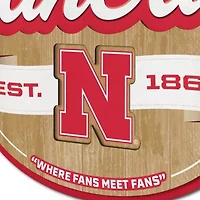 YouTheFan NCAA Nebraska Cornhuskers Fan Cave Sign