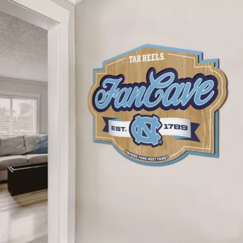 YouTheFan NCAA North Carolina Tar Heels Fan Cave Sign