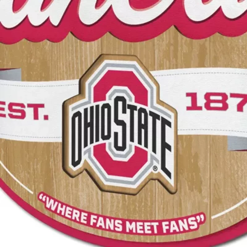 YouTheFan NCAA Ohio State Buckeyes Fan Cave Sign