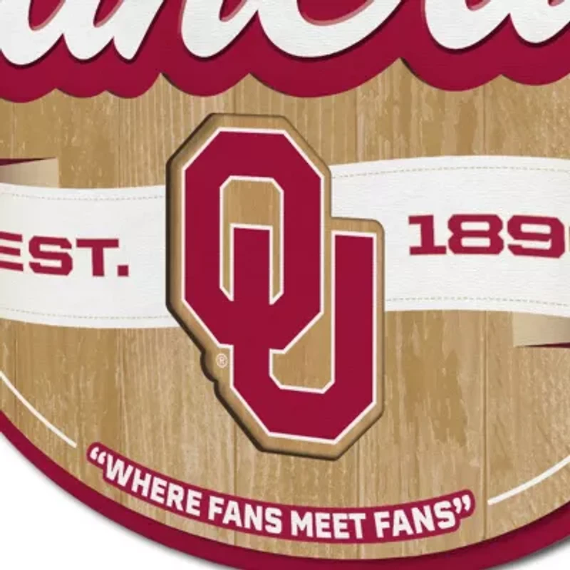 YouTheFan NCAA Oklahoma Sooners Fan Cave Sign