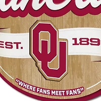 YouTheFan NCAA Oklahoma Sooners Fan Cave Sign