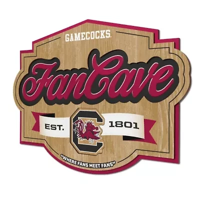 YouTheFan NCAA South Carolina Gamecocks Fan Cave Sign