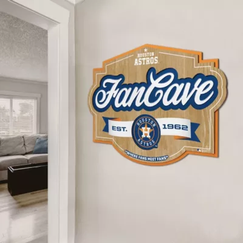 YouTheFan MLB Houston Astros Fan Cave Sign