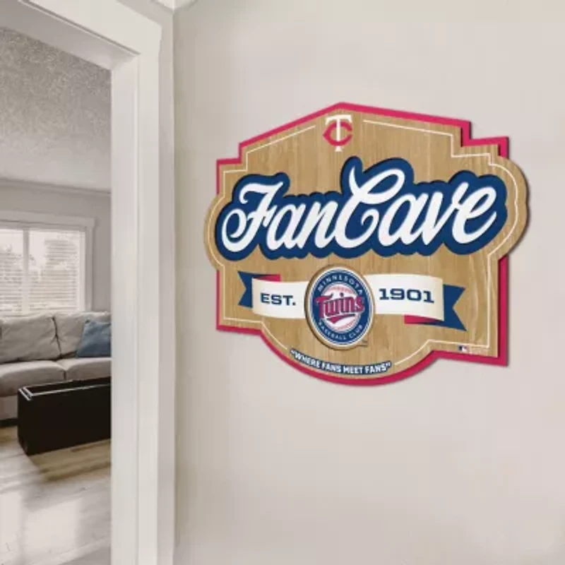YouTheFan MLB Minnesota Twins Fan Cave Sign