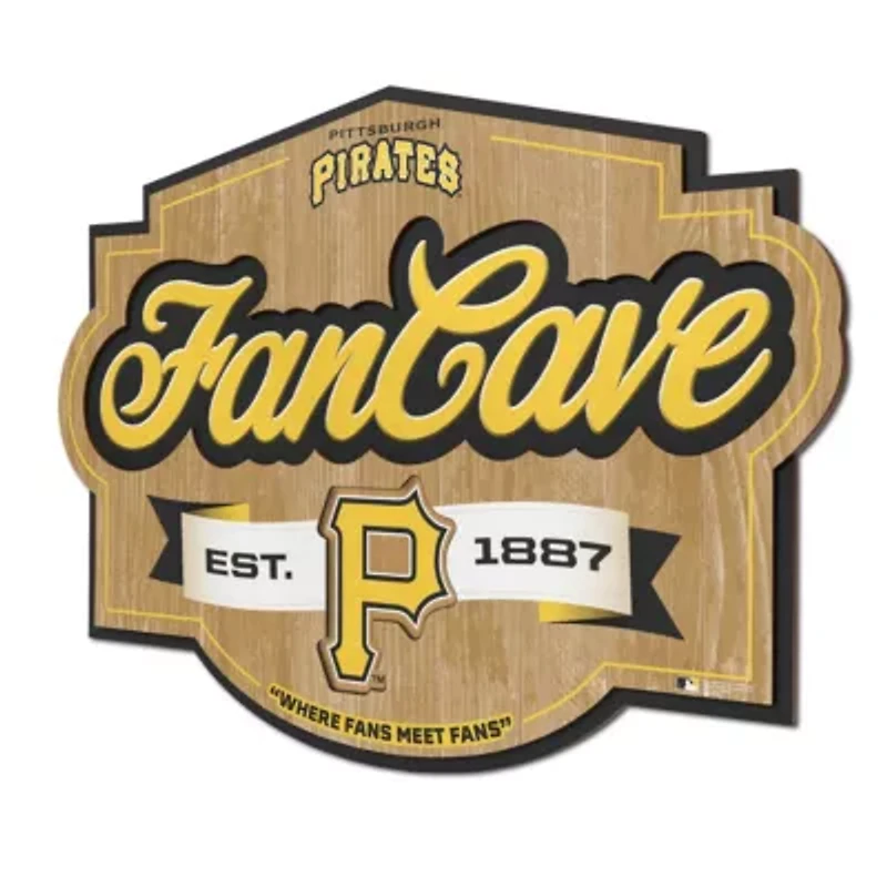 YouTheFan MLB Pittsburgh Pirates Fan Cave Sign
