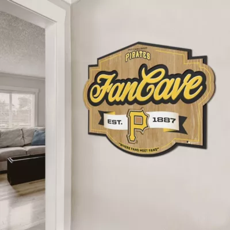 YouTheFan MLB Pittsburgh Pirates Fan Cave Sign