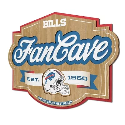 YouTheFan NFL Buffalo Bills Fan Cave Sign