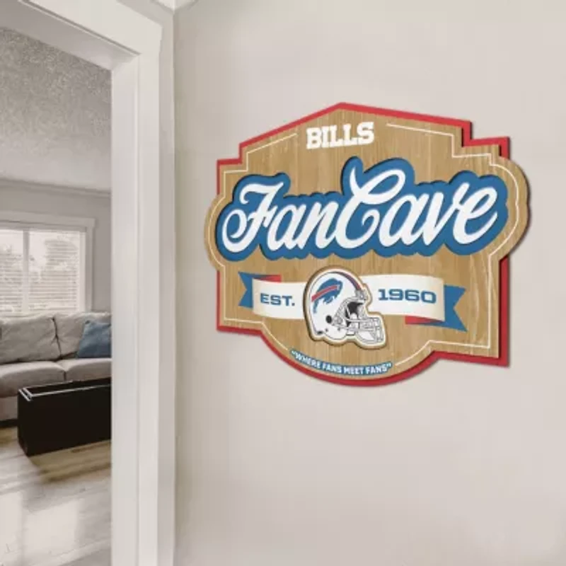 YouTheFan NFL Buffalo Bills Fan Cave Sign