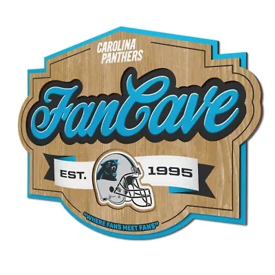 YouTheFan NFL Carolina Panthers Fan Cave Sign