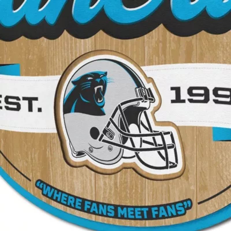 YouTheFan NFL Carolina Panthers Fan Cave Sign