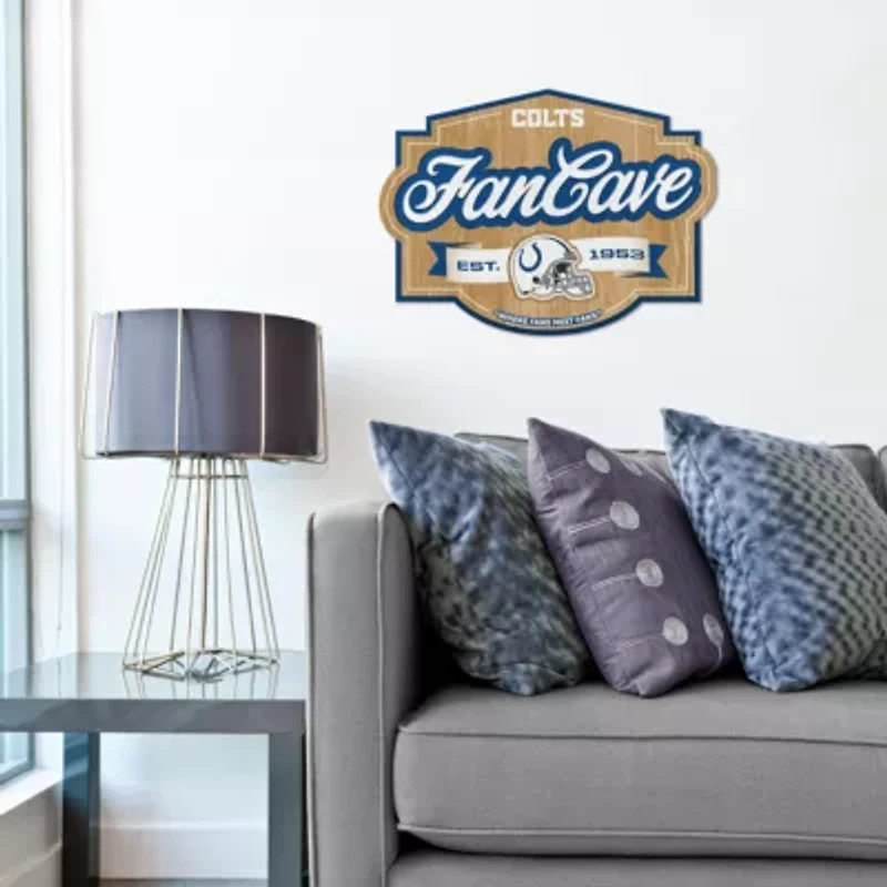 YouTheFan NFL Indianapolis Colts Fan Cave Sign
