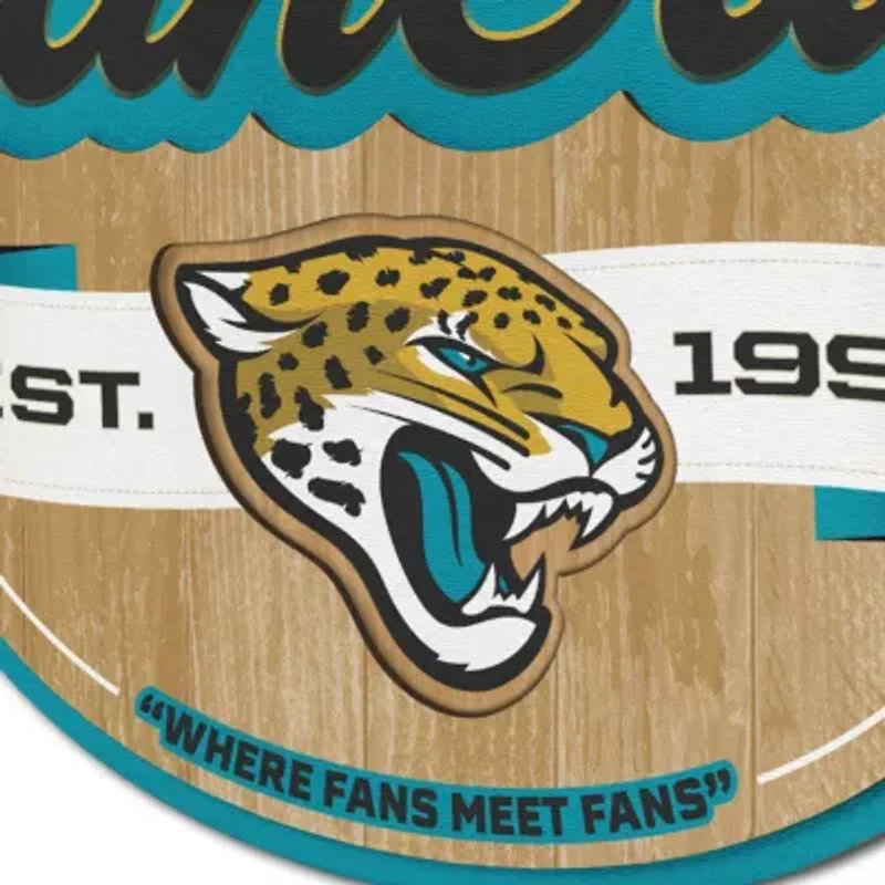 YouTheFan NFL Jacksonville Jaguars Fan Cave Sign