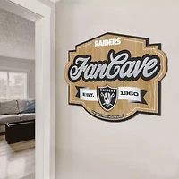 Oakland Raiders YouTheFan NFL Las Vegas Raiders Fan Cave Sign