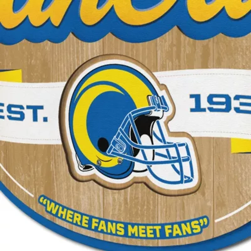 YouTheFan NFL Los Angeles Rams Fan Cave Sign