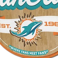 YouTheFan NFL Miami Dolphins Fan Cave Sign