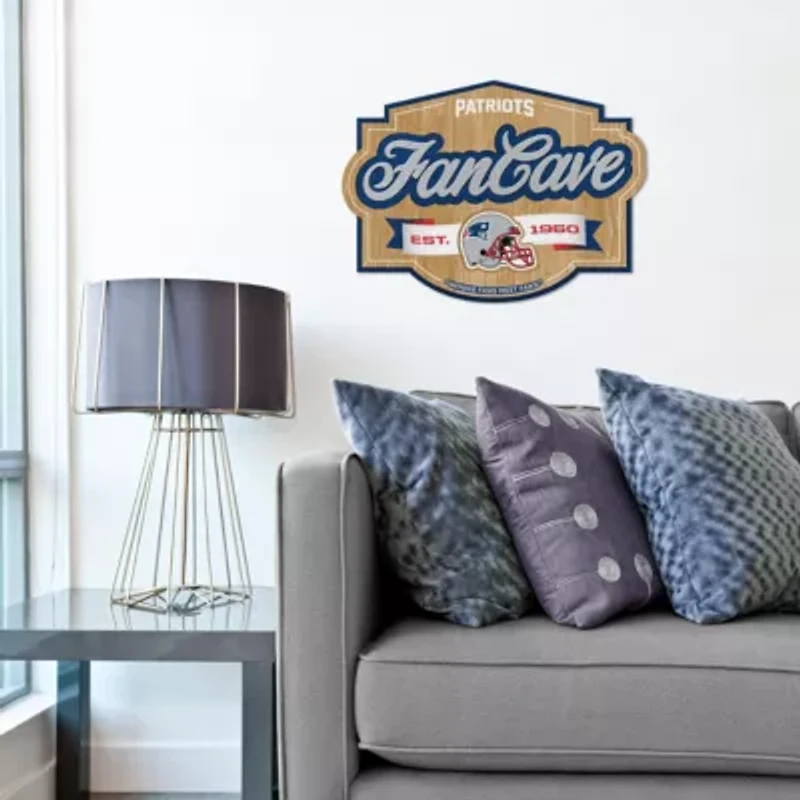 YouTheFan NFL New England Patriots Fan Cave Sign