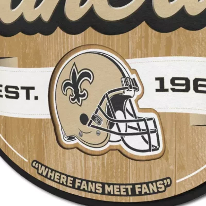 YouTheFan NFL New Orleans Saints Fan Cave Sign