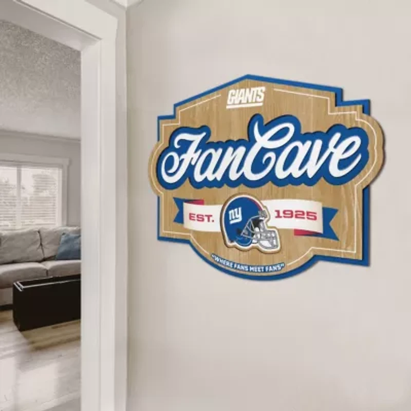 YouTheFan NFL New York Giants Fan Cave Sign