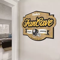 YouTheFan NFL Pittsburgh Steelers Fan Cave Sign