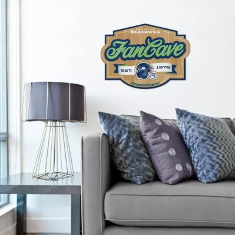 YouTheFan NFL Seattle Seahawks Fan Cave Sign