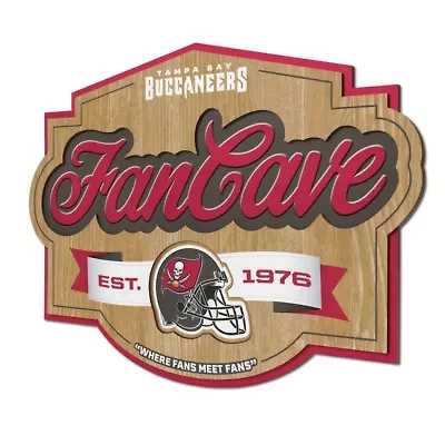 YouTheFan NFL Tampa Bay Buccaneers Fan Cave Sign