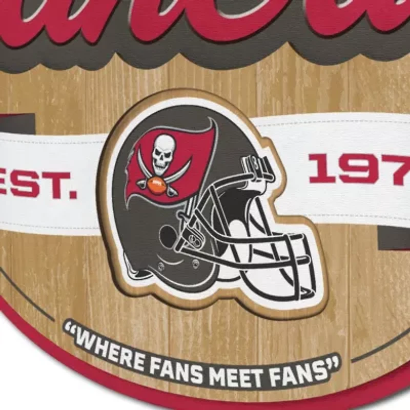 YouTheFan NFL Tampa Bay Buccaneers Fan Cave Sign
