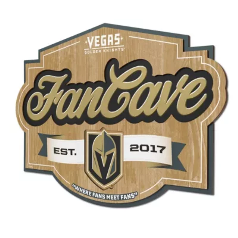YouTheFan NHL Vegas Golden Knights Fan Cave Sign