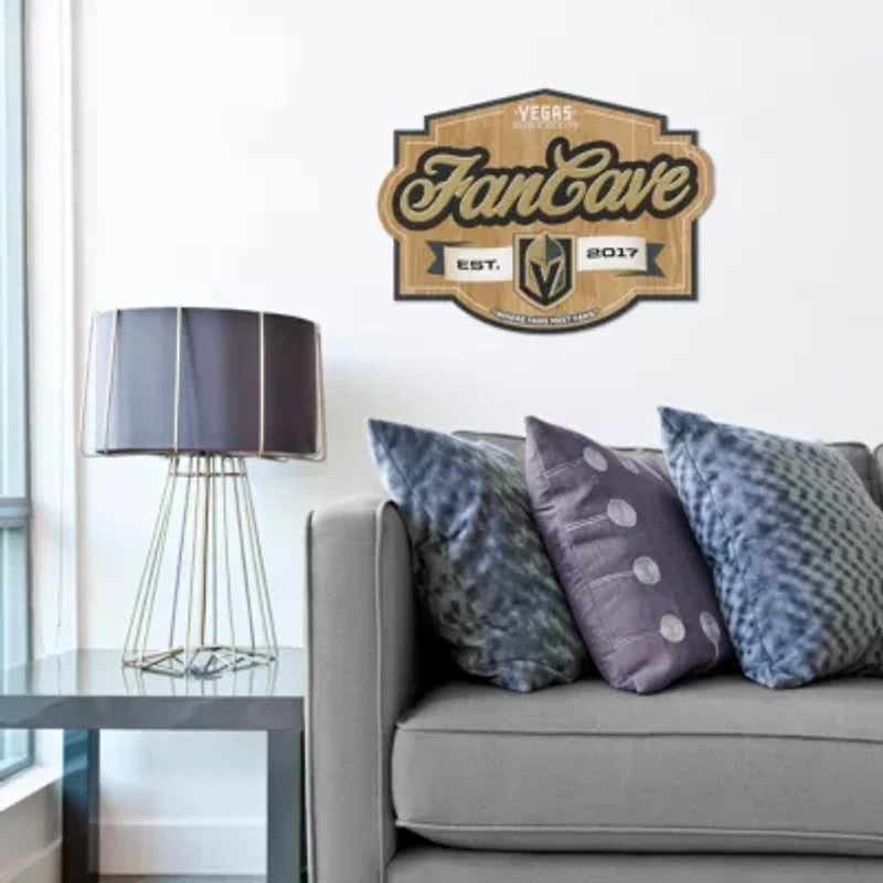 YouTheFan NHL Vegas Golden Knights Fan Cave Sign